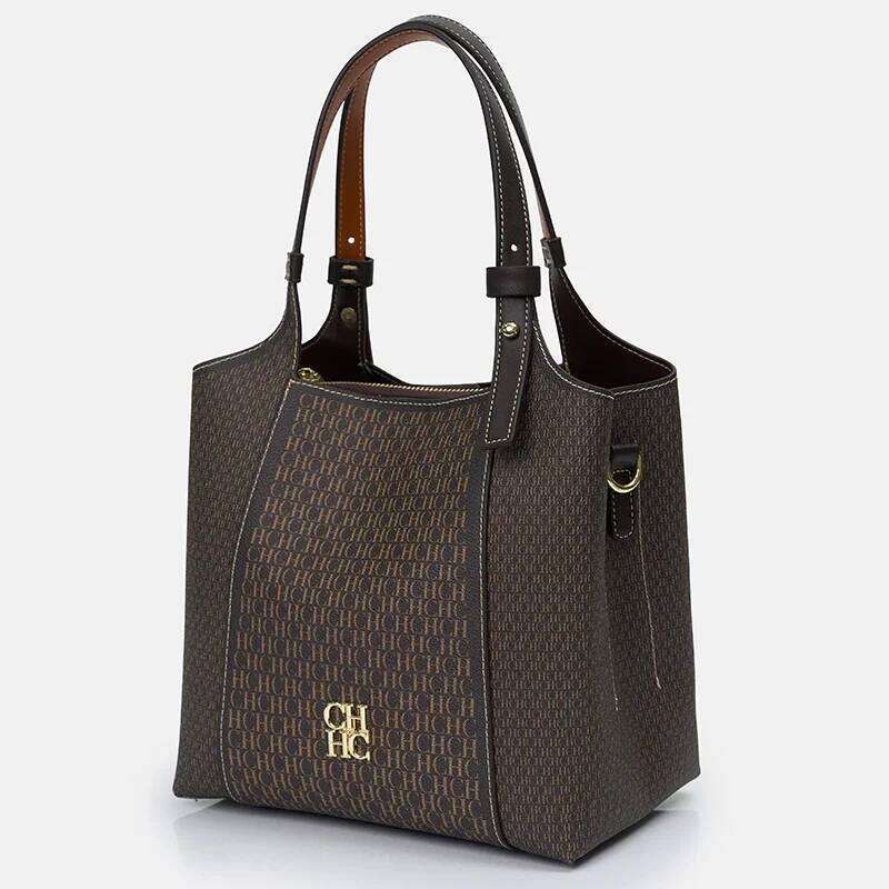 CH Fashion Letter Printed Design Handbag High-End Light Brand Large Capacity Women's Tote Bag