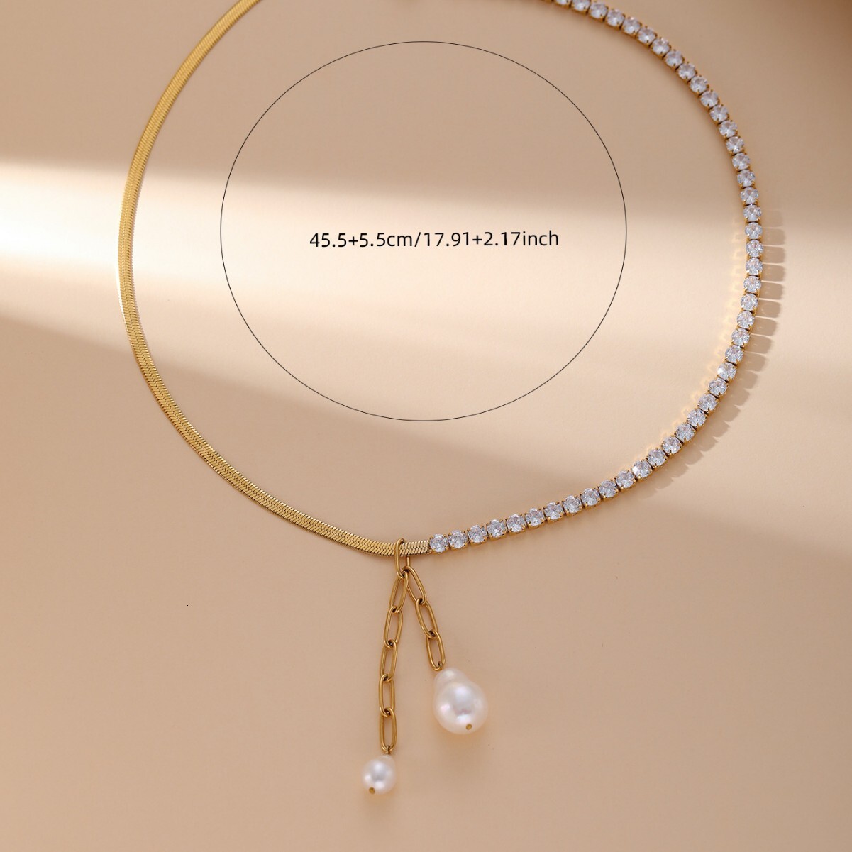 High-end Sense Temperament Fashion Trendy Clavicle Chain Simple Ins Cold Style Jewelry
