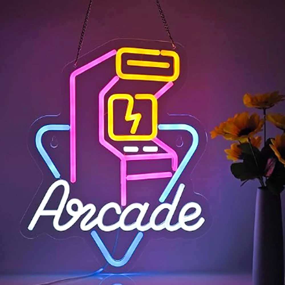 To The 80s Back Neon LED Sign Retro Game Console Room Decoration For Retro Store Disco Living Room Party Dimmable Wall Lamp XJ250602