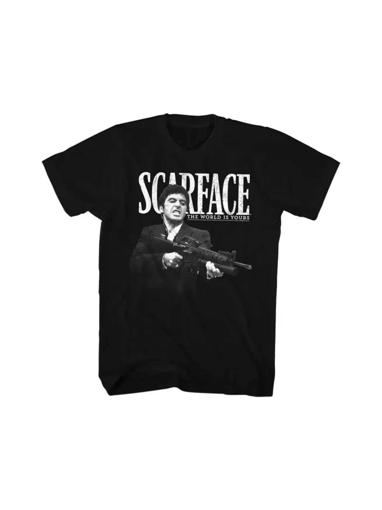 2025 Scarface Al Pacino ic Movie American Short Sleeve Gangster Movie T-shirt Tony Mens Women Hip Hop Retro Gothic Top TeeC250603