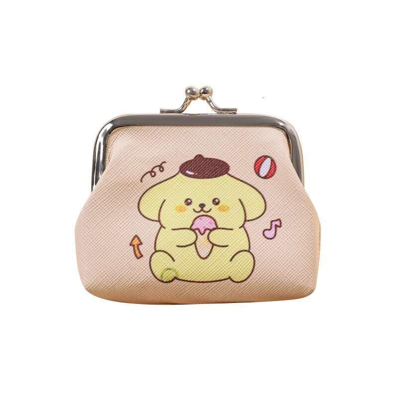 Kuromi Purse for Girls Cartoon Cute Children's Girly Heart Coin Pouch Key Bag Mini Portable