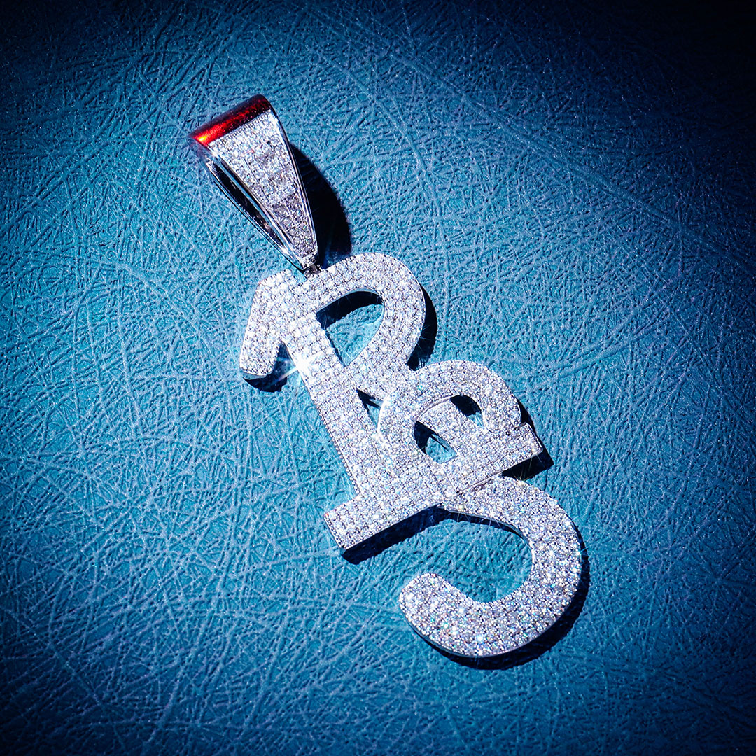 New Trending 925 Sterling Silver Custom Letters Pendant Necklace Iced Customize Name Hip Hop Jewelry DEF VVS Moissanite Diamond Pendants Charms
