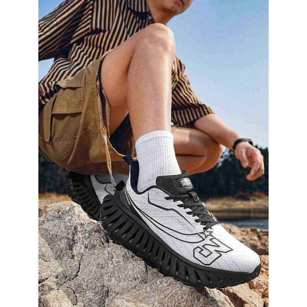 Men Sports Running Sh oes Ca sual Marathon Breathable Lightweight Women's Comfortable Athletic Nonskid Walking Sneakers