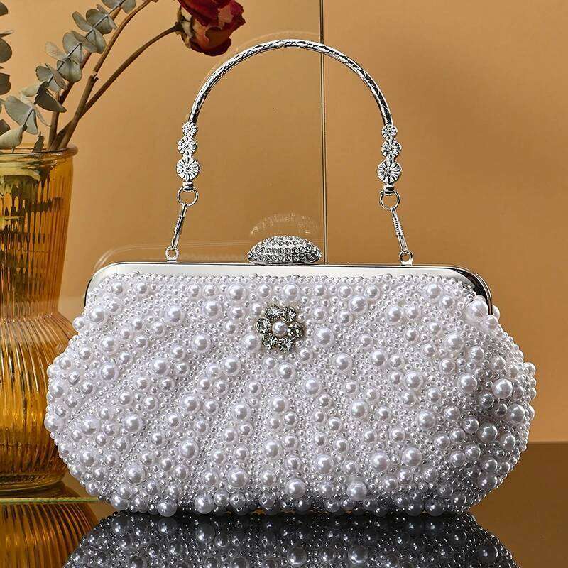 Girls Party Pearl Hand Bag Fashion Designer Women Evening Bags Clutch Purse for Wedding