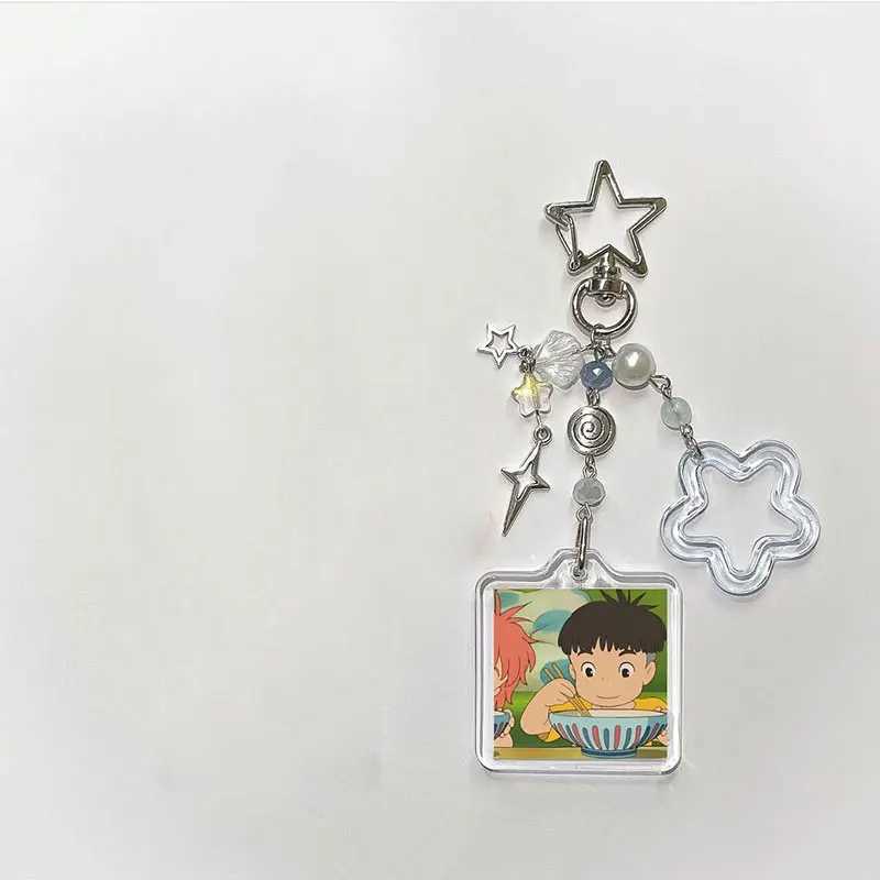 1pcs Ponyo Susuke Matching keychain XJ250602