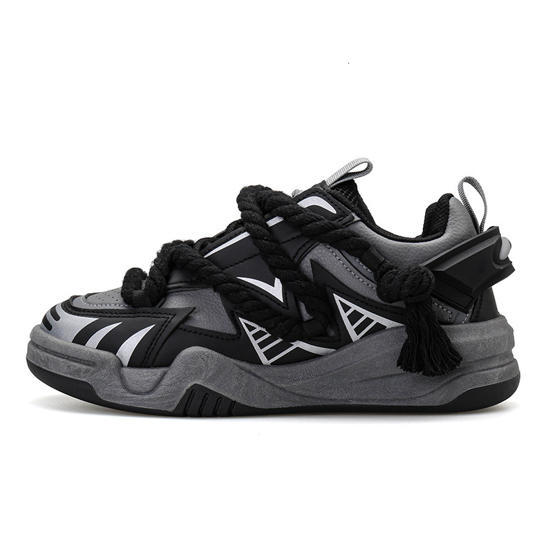 designer Men's Casual Shoes Fashion Personality Sneakers Niche Versatile 2025 Hot Trend Shoes Men's New Thick-Soled Shoes