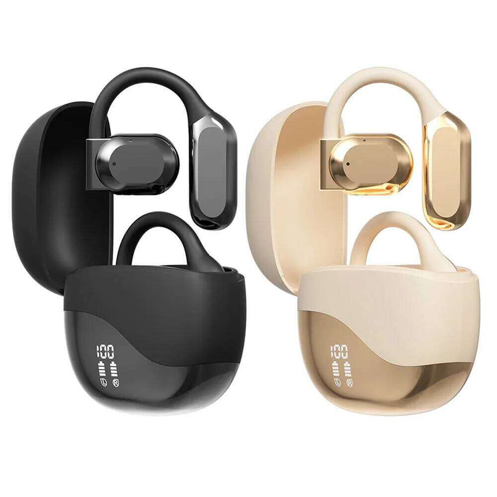 Real Time AI Earbuds Bluetooth-Compatible 5.4 Noise Cancelling Smart Voice Translator Ear Hook Translation Earphones
