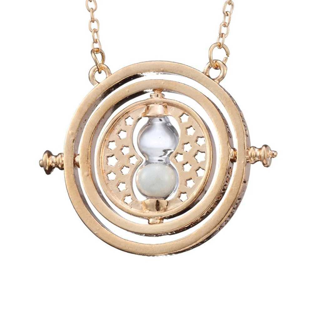 New Magic Time Converter Keychain Wand Time Turner Necklace Hourglass Snitch Pendant Keyring Triangle Earrings Friends GiftsXJ250602