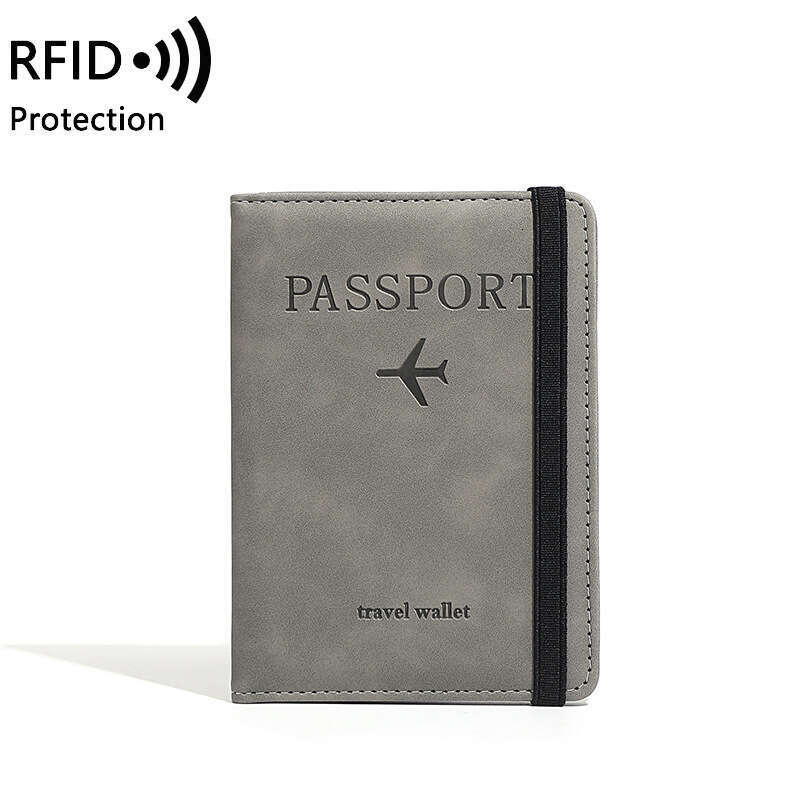 2025 New RFID Anti-Theft High-Quality Leather ID Holder for Men and Women Travel Business Multi-Function Card Wallet