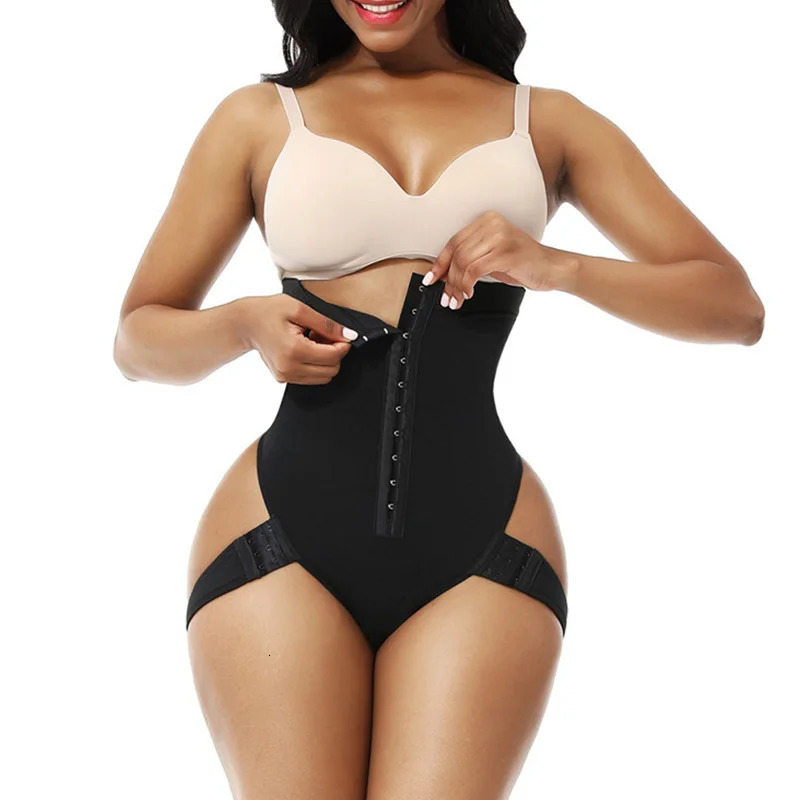 High Waist Abdomen Butt Lifter Control Panties Brief Booty Lift Seamless Shapewear Slimming Pulling Underwear Body Shaper 250528