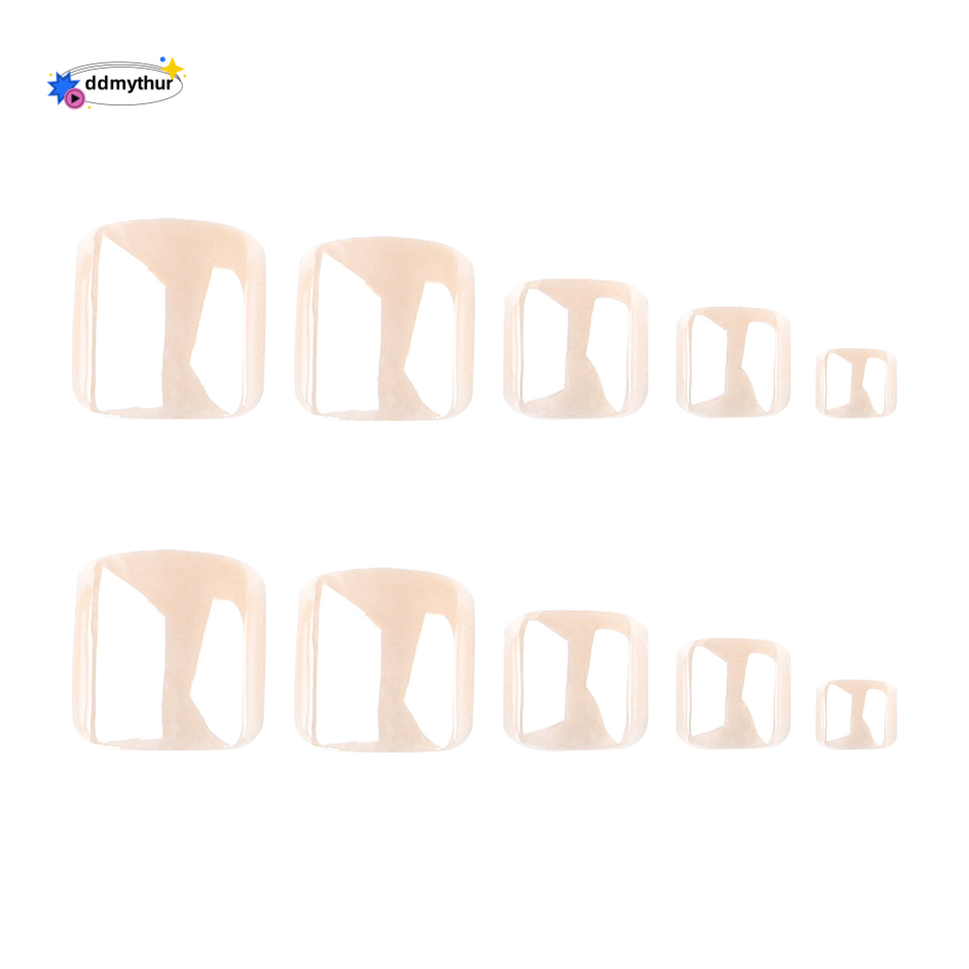 Nails High-end Nude Pearl Wearable Art Hot-selling Toe Nail Pieces ddmythur