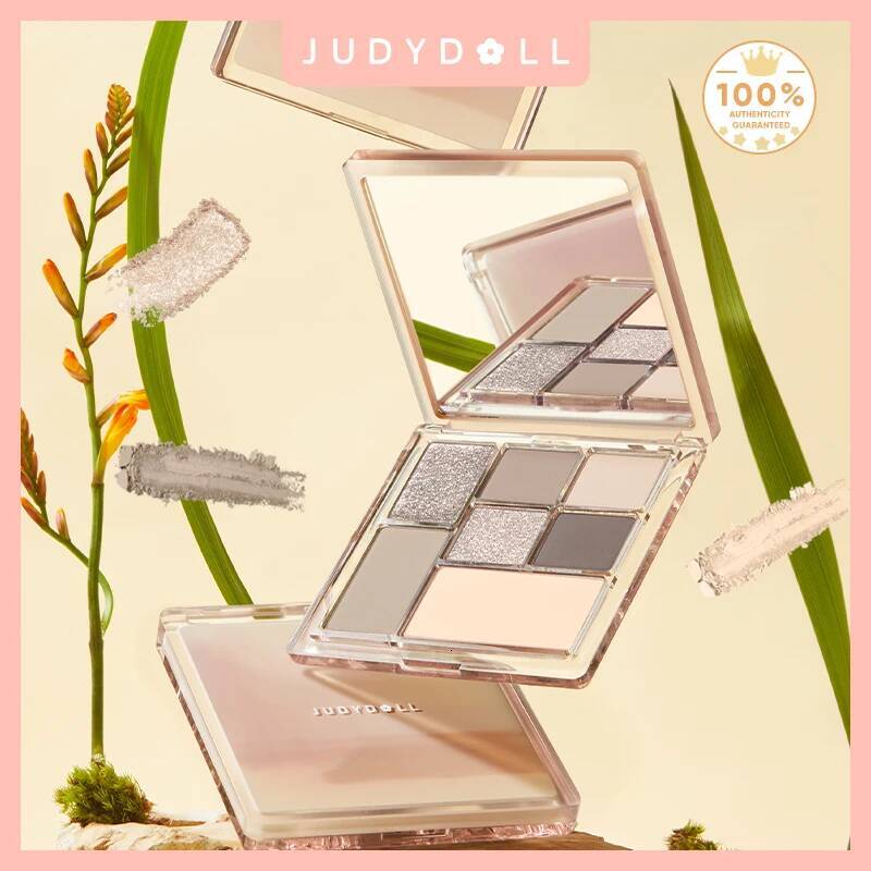 Judydoll Playful 7-Color Eyeshadow Palette, All-In-One, Highly Pigmented, Easy Blend, Perfect for Beginners & Pro Looks