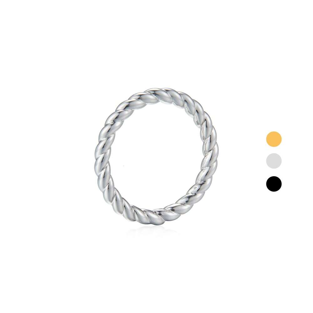 Fashion Spiral Ring Women, Stylish Design, Elegant Twist, Unique Minimalist Style, Stackable Rings for Men and Women