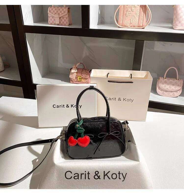 High Quality Fashion Bow Knot Pillow Women Handbag Textured Leather Shoulder Messenger Lady Purse Female Casual Bag