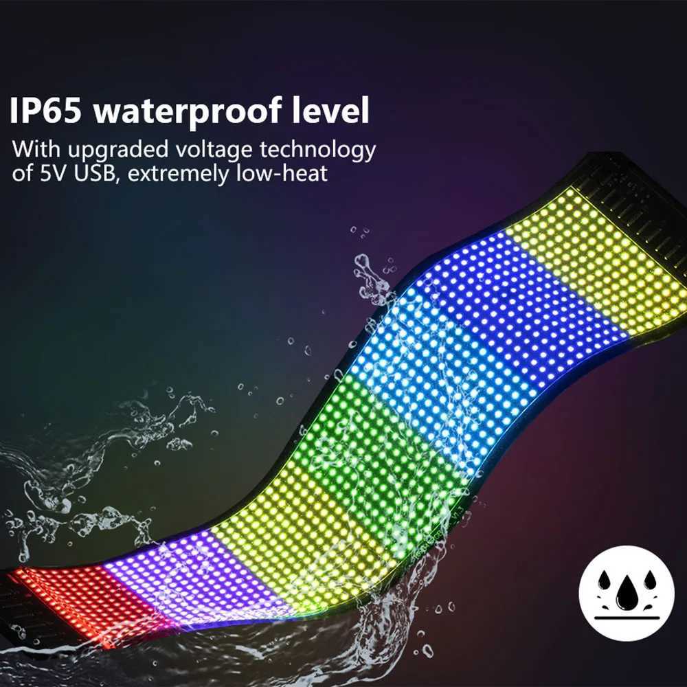 Car dvr Demon Eyes DIY Programmable Flexible LED Display for Car LED APP LED Matrix Pixel Panel Night Light Truck Accessories R250529