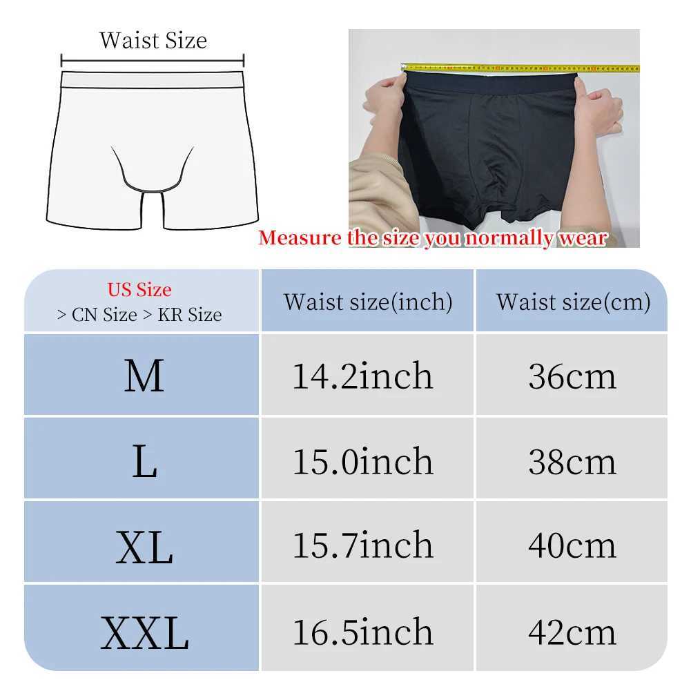 Mens Funny Letter Print Boxer Briefs PROPERTY OF MY WIFE Breathable Boxer Shorts in M/L/XL W250603