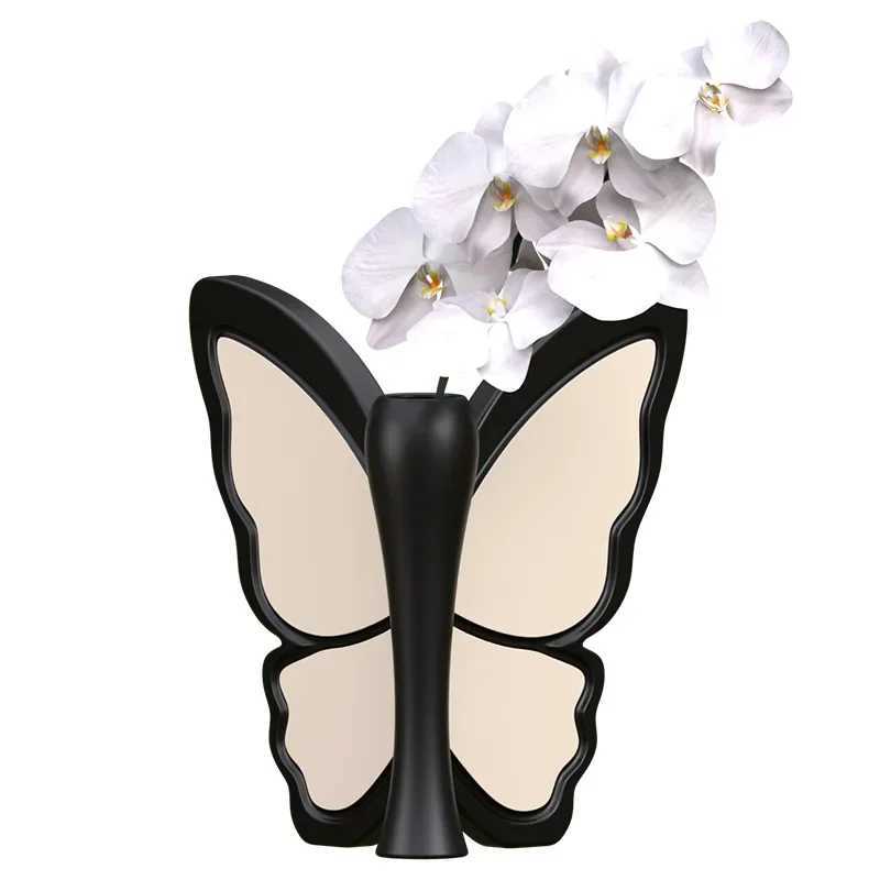 French 3D Vivid Vase Light Luxury High-end Living Room Desktop Decoration Scene Decoration Ornaments Y250603