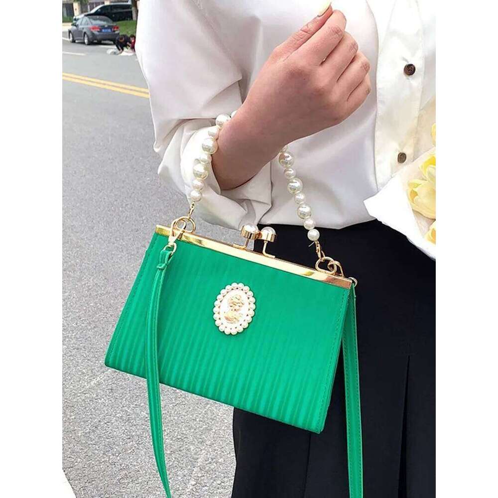 lady crossbody designer Wedding evening bag with pearls elegant bags banquet fashion handbags for women
