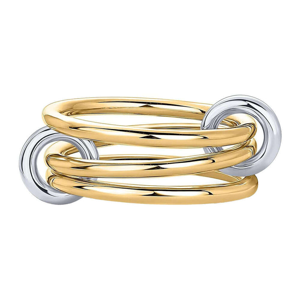 ymx interlocking stacking rings copper material seamless smooth circle bestseller