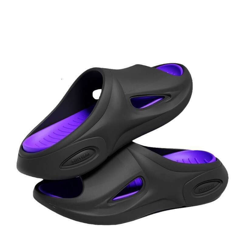 2025 new summer thick soled slippers, odorless, non slip, suitable for outdoor wear women's sandals, casual and comfortable men's and women&