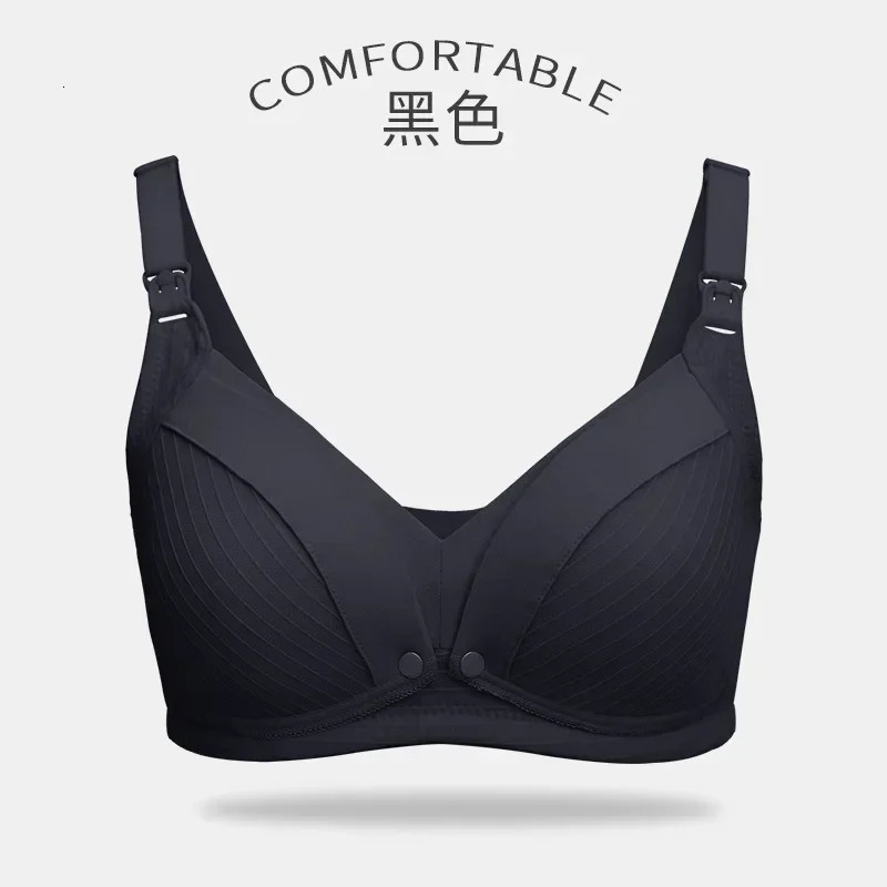 Maternity Nursing Bra Pregnant Women Mother Mama Open Breast Bra Cotton Wire Free Lactating Nursing Bralette 250530