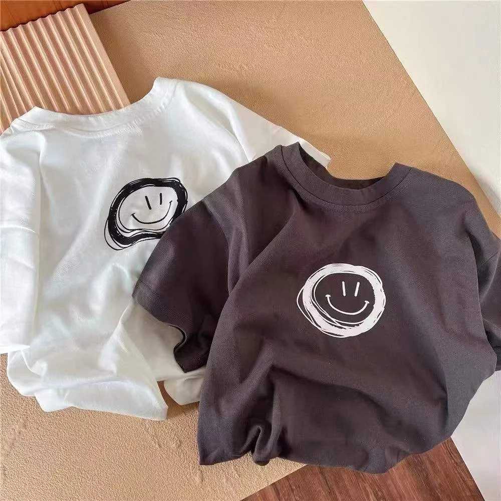 1 Pure Cotton Thin Short-Sleeved T-Shirt for Children Cool Summer Style for Boys and Girls Daily Casual and Versatile Wear T250603