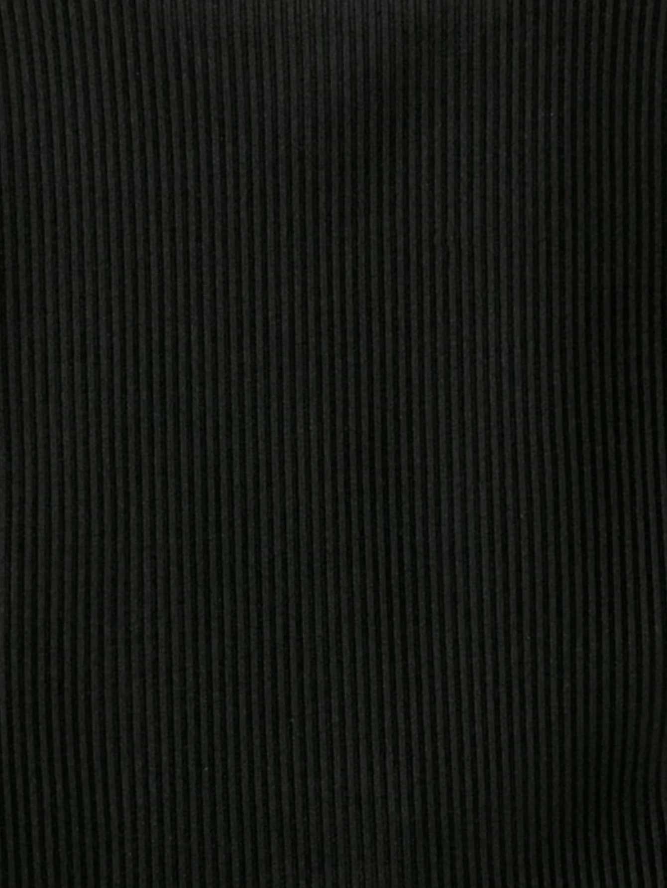 Girls Summer Drawstring V-neck Short-sleeved T-shirt Thin High-waisted Short Black Belly-button Sweet and Spicy Casual Shirt T250603