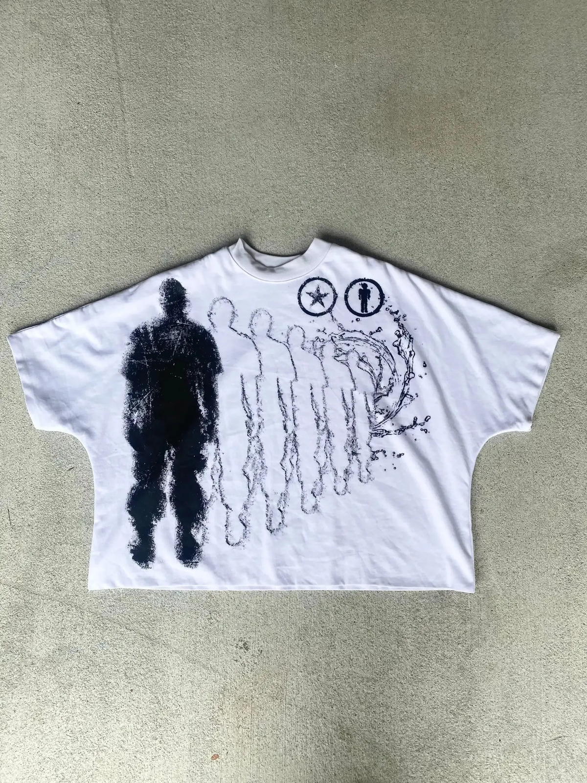 High Street Cartoon Pattern Printed Women T-shirt Fashion Round Neck Pure Cotton Short sleeved Men Y2k Retro Casual Top 250529