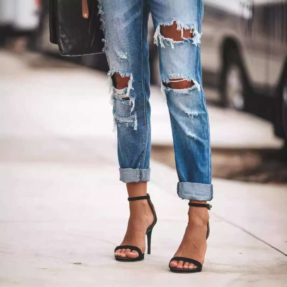 Fashion Slim Fit Jeans For Women Ladies B5