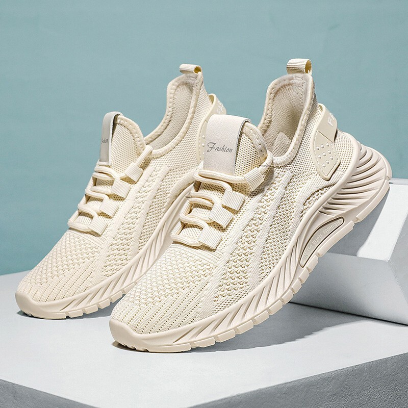 Women S Spring Large Size Soft Sole Comfortable Flyknit Casual Sports Casual Shoes Running Shoes Ddmysaturn