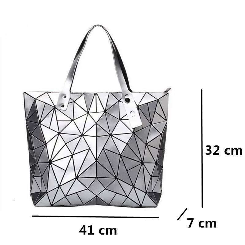 Women Hot Sale Bao 2024 Female Tote Shoulder New Handbags Woman Bags Designer Geometry Hologram Top-Handle Bag
