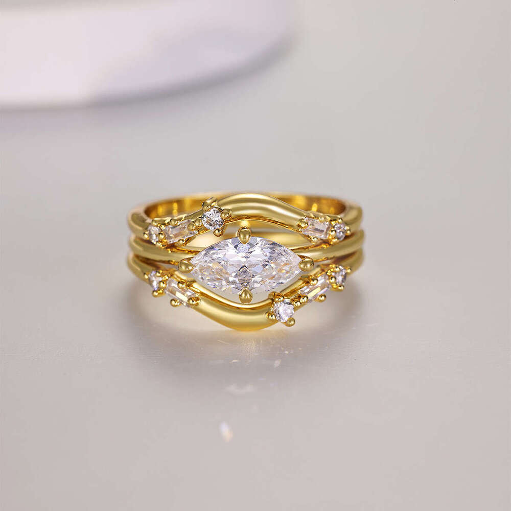 Moissanite S Sterling Silver Set Oval Luxury Combination Ring temu