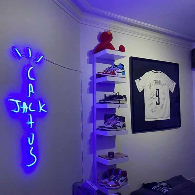 Cactus Jack LED Custom Neon Sign USB Light Room Decoration Neon Light Rap West Coast Bedroom Wall Decoration Bar Pub Party Decor XJ250602