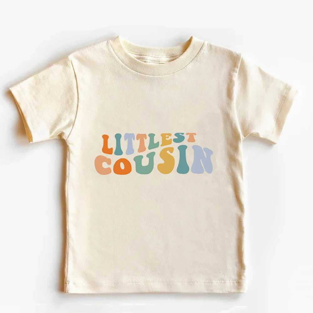 Big Biggest Littler Cousin Retro Toddler Shirt Cousin Crew Matching Shirts Summer Short Sleeve Cousin Crew T-Shirt Family Look T250603
