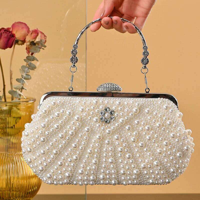 Girls Party Pearl Hand Bag Fashion Designer Women Evening Bags Clutch Purse for Wedding