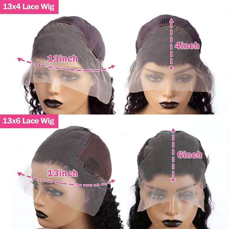 13x4 13x6 Body Wave Wigs 32 36 Inches Lace Front Human Wig Pre Plucked With Baby Hair For Women 200 Density