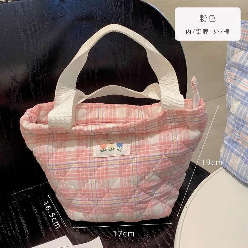 Insulated Box Portable Handbag Thickened Aluminum Foil Waterproof Office Worker Bag Elementary School Student Bento Lunch Pouch