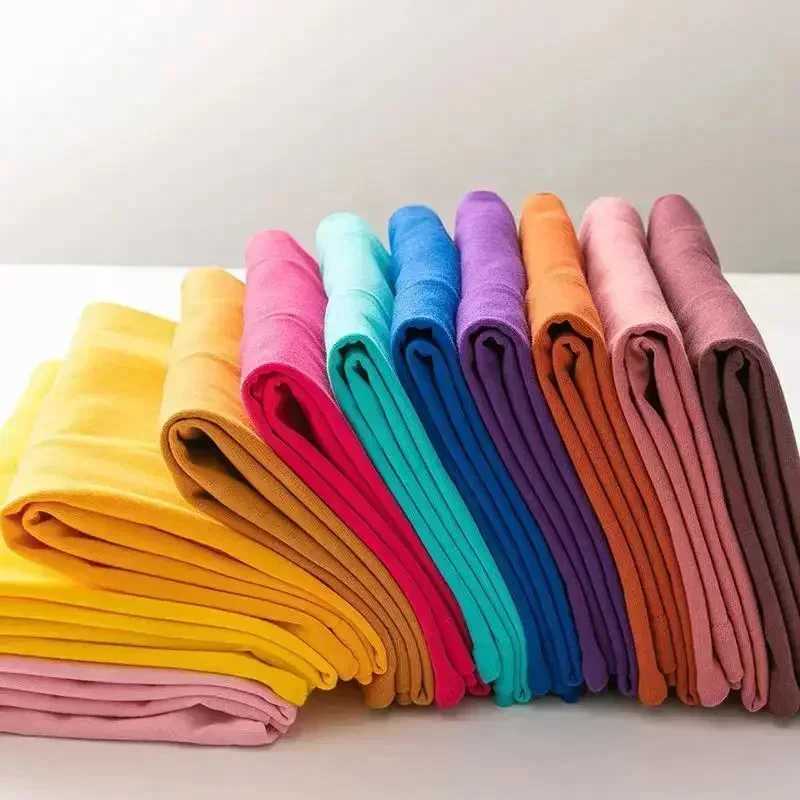 New Candy Color 100% Cotton T-Shirts Kids Plain T Shirt Tops for Boys Girls Baby Blank Clothes White Black Children Summer Tees T250603