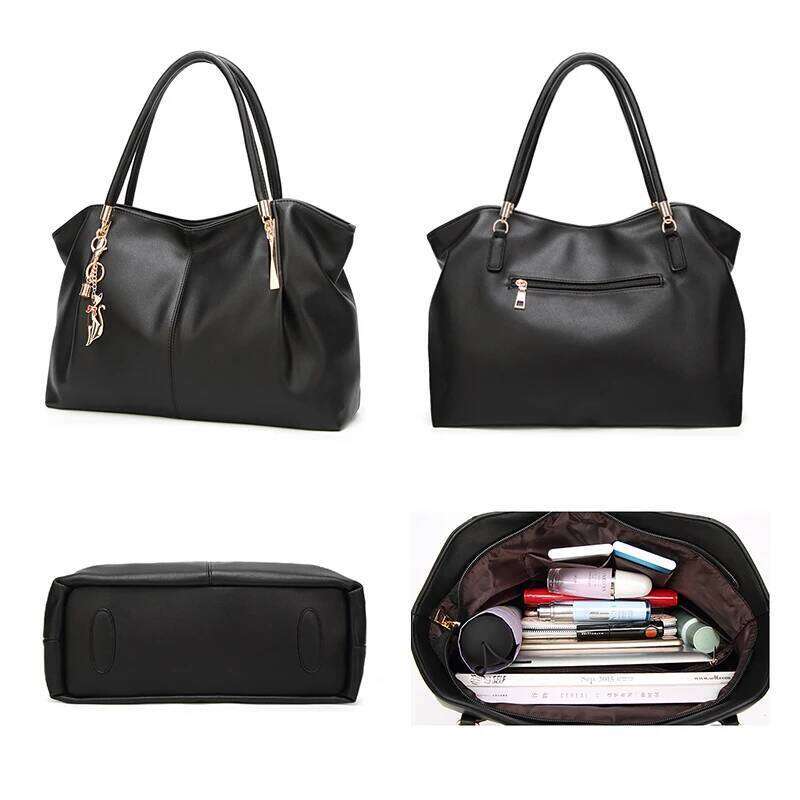 PU Leather Top-Handle Bag Ladies Shoulder Bags For Women 2024 Brand Designer Women Handbags Sac A Main Kabelka