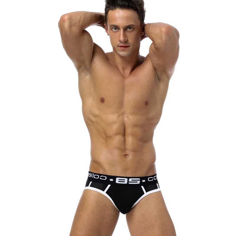 ORLVS brand Men Underwear Briefs Quick Dry convex breathable mesh Penis pouch slip homme Cotton sexy cuecas gay men Briefs W250603