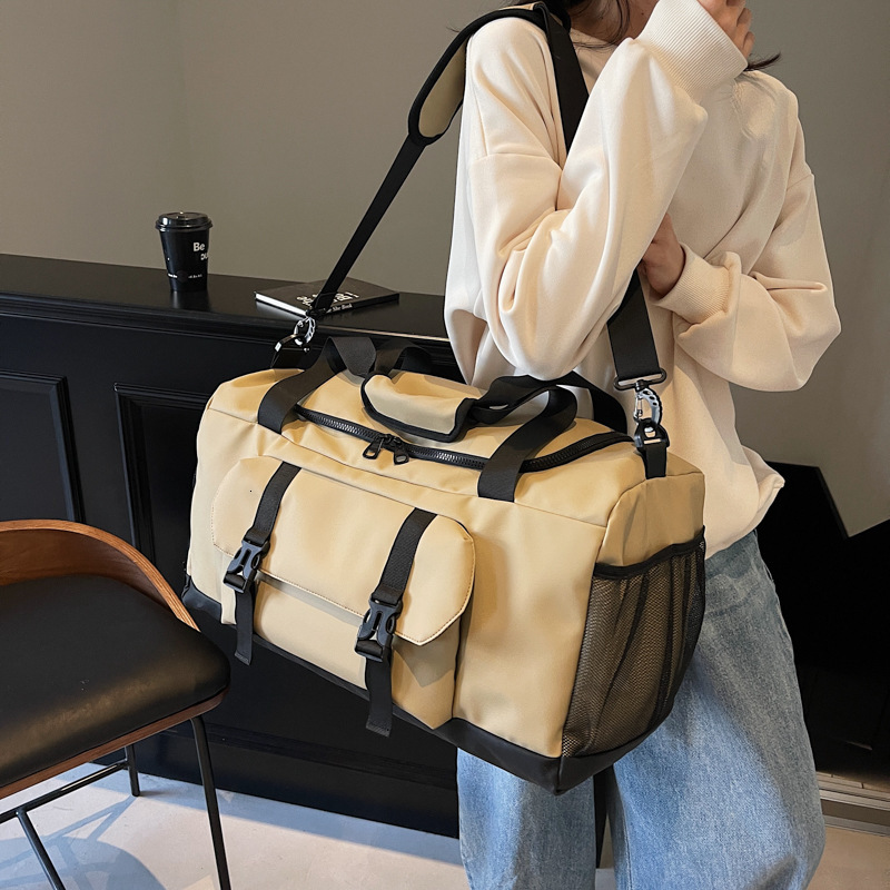 New Casual Dry Wet Separation Sports Fiess Swimming Short Trip Handheld Travel Independent Shoe Compartment Lage Bag