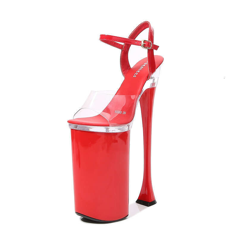 Super High Heels Hentian Sexy Nightclub Waterproof Strip Super High Heels 26Cm Car Model Sandals For Short Women Catwalk Pole Dance Platform High Heel