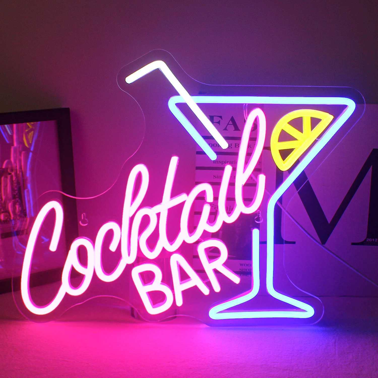 Open Welcome Bar Neon LED Sign USB Powered Room Wall Decoration For Pub Bar Club Mens Cave Party Restaurant Shop Sign Lights XJ250602