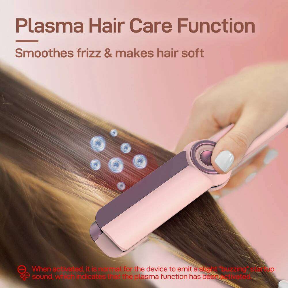 Ceramic straightener, professional salon straightener and curling iron, negative ion hair care & infrared, gifts