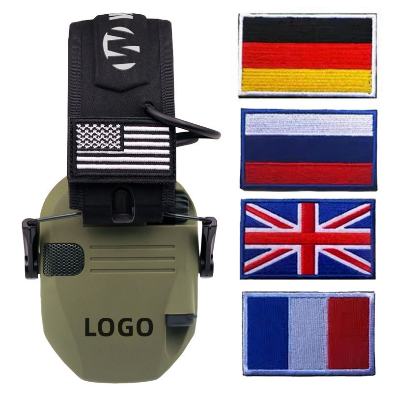Bluetooth Tactical Electronic Anti-noise Shooting Headset WK Hunting Earmuffs Hands-Free Calling Hearing Protection Headset 250222