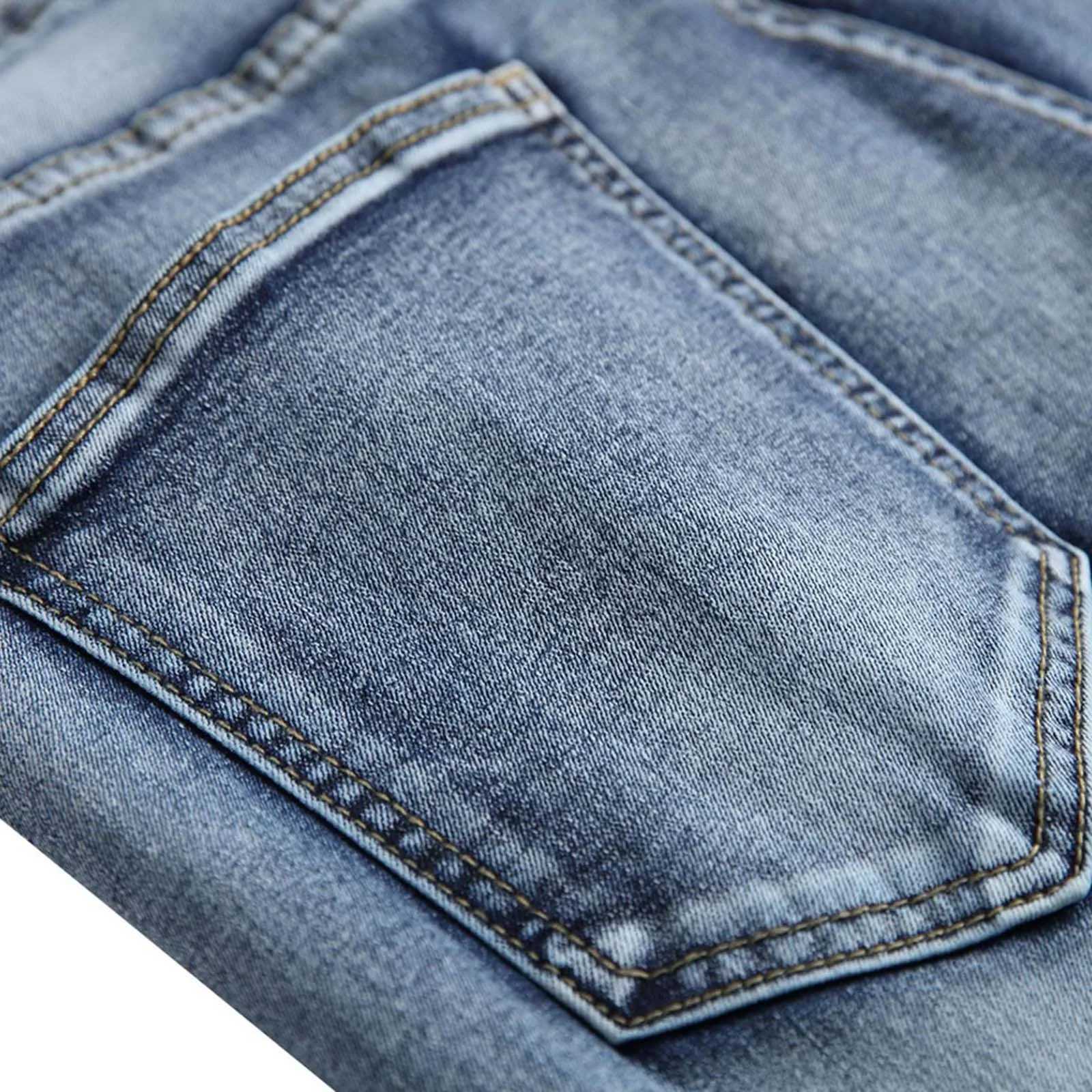 Mens Fashion Handsome Five-point Denim Shorts American Style Classic Ripped Holes Jeans Shorts Men Stretch Ripped Shorts T250603