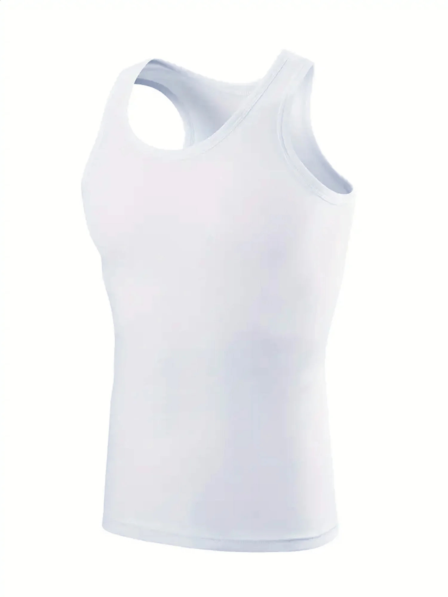 Mens Vest White 5Piece Breathable QuickDrying Polyester Fiber Sports Suitable for Gym Running and Training Casual Pure C 250527