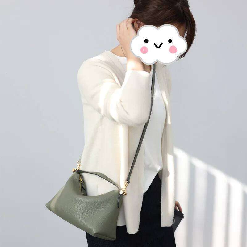 Women's Bags Designer Women Genuine Leather Handbags Small Size Versatile Cowhide Crossbody Bag Fashion Soft Messenger Purses