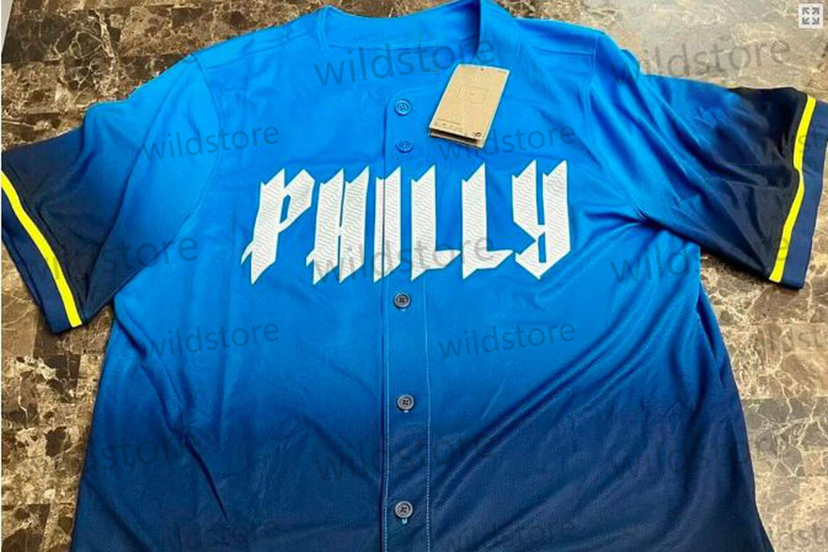3 HARPER Baseball Jerseys Stott Realmuto CASTELLANOS Schwarber Turner Wheeler Walker Stitched Custom Jersey