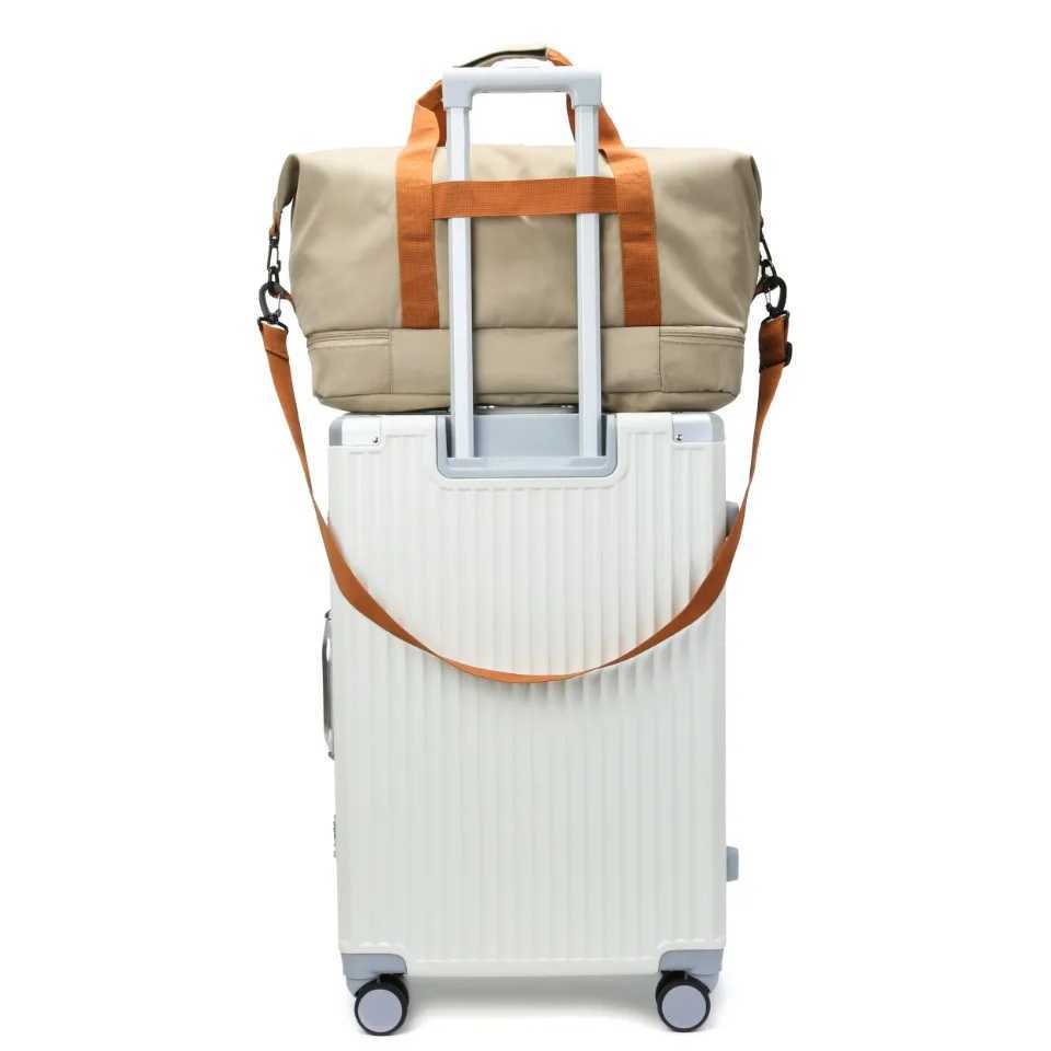 Short-distance Business Trip Large Capacity Luggage Storage Bag Men and Women Sports Fitness Gym Bag Light Portable Waterproof M250603